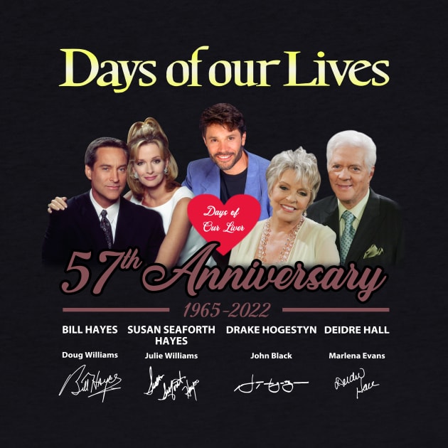 Days Of Our Lives 55Th Anniversary 1965 2020 Signatures by Den Tbd